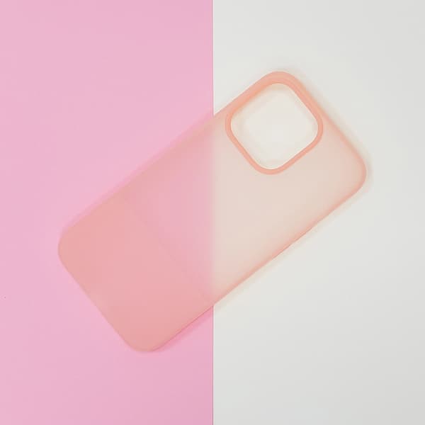 Kingxbar Plain Series Cover til iPhone 13 Pro Max Silikonecover Pink