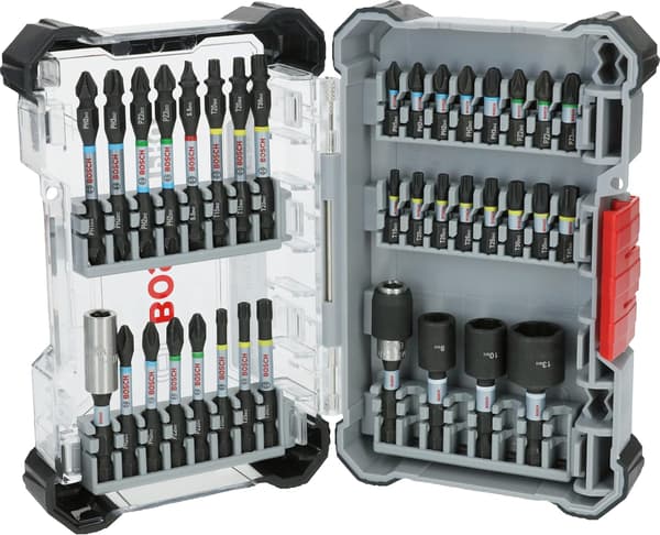 BOSCH PRO SLAGBITSÆT 36 DELE BITS BITSTOPPENE