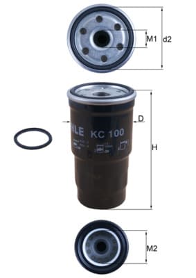 KC100D KNECHT BRÆNDSTOFFILTER