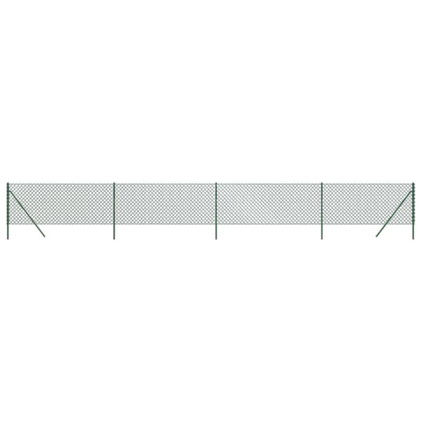 vidaXL nethegn, grøn, 1,1x10 m