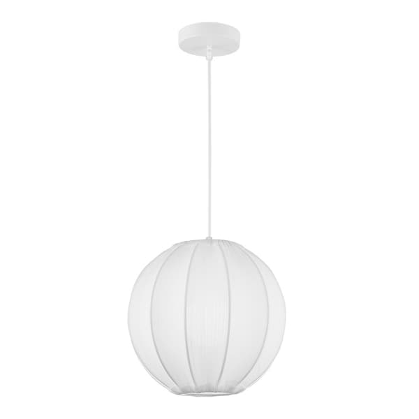HÄNGLAMPA DANA 1 E27 VIT MILAGRO ML1805