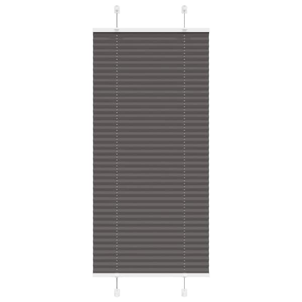 vidaXL plissegardin sort 65x150 cm stofbredde 64,4 cm