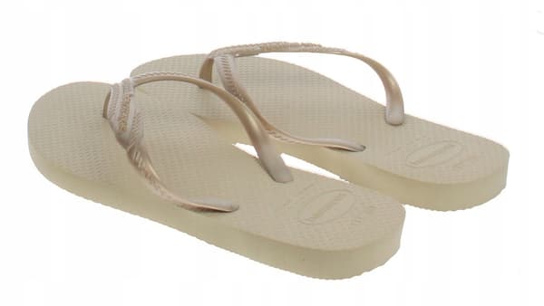 Havaianas dam gyllene gummiflippor sommar 33-34