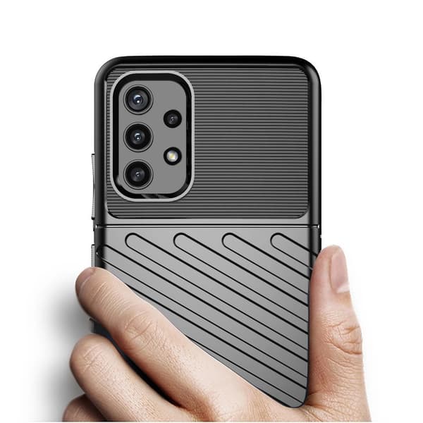 Thunder Case fleksibelt pansret cover Samsung Galaxy A32 5G blå