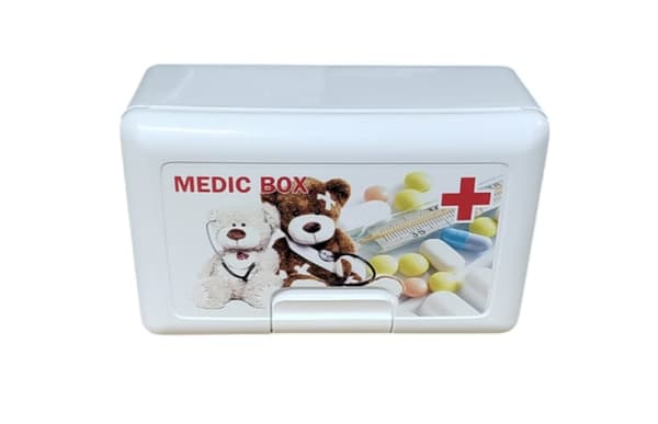 Tom medicinbehållare 20x13x7cm