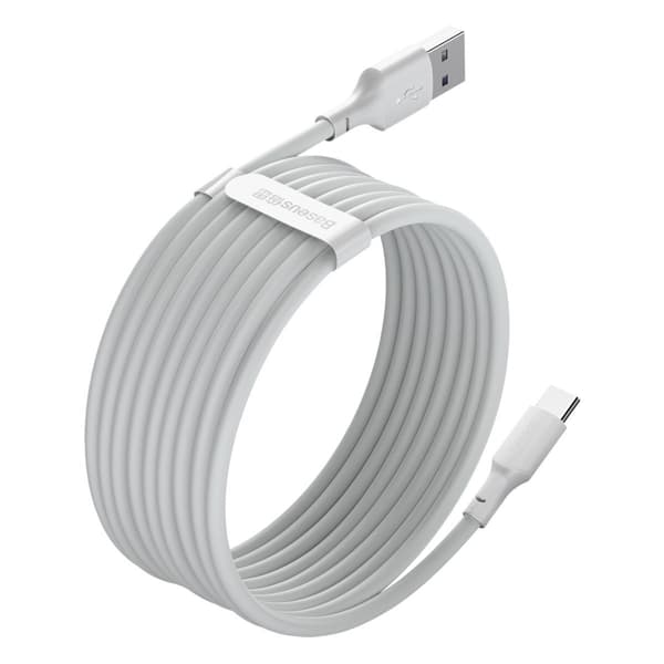 Baseus Simple Wisdom USB-C-kaapeli, 40W, 5A, 1.5m (valkoinen) 2 kpl.