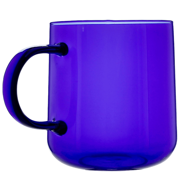 GLASKOP TIL KAFFE OG TE 310 ml. 8,7 cm MARINEBLÅ