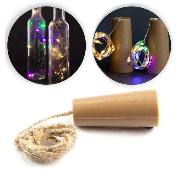 LED-FLASKEHÆTTE DEKORATIVE LAMPER Flaskelys Ferier