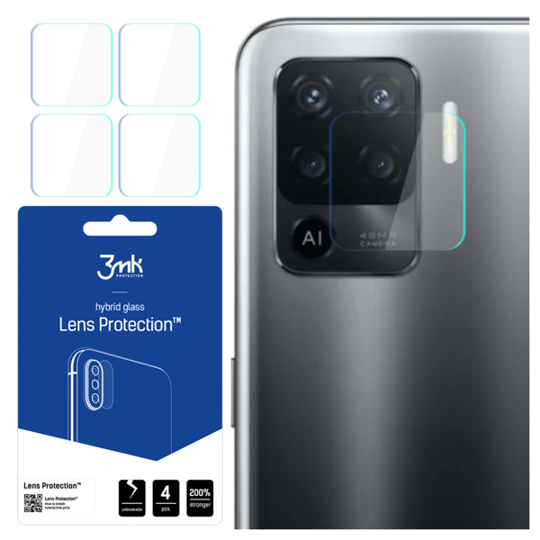 Oppo Reno 5 F - 3mk linsebeskyttelse