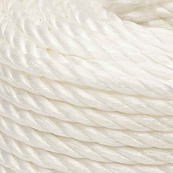 vidaXL Arbetsrep, Vitt, 16 mm, 250 m, Polypropylen