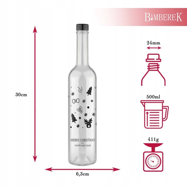 FUTURA GPI JULEFLASK 500 ml MED PRINT JULEPYNT GAVE