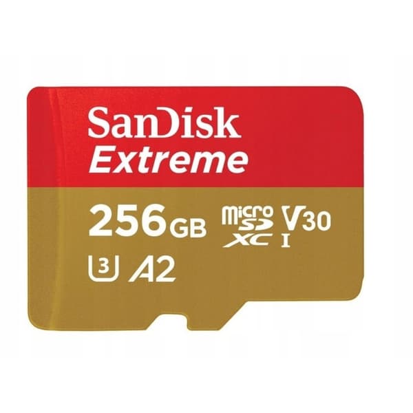 SANDISK EXTREME microSDXC 256 GB 190/130 MB/s