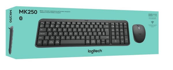 Tangentbord + musset LOGITECH MK250 Graphite