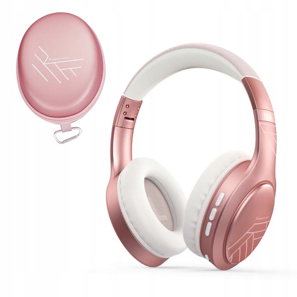PowerLocus P19 Bluetooth-hovedtelefoner med 4 EQ-tilstande, 60 timer, foldbare med etui