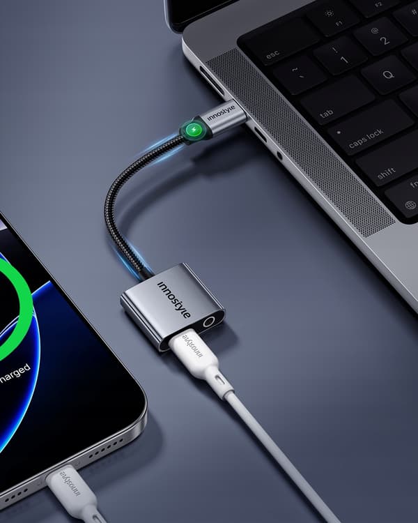 INNOSTYLE USB-C MINI JACK 3.5 -SOVITIN AUX-KAAPELI SAMSUNG DA-SOVITTIMEEN