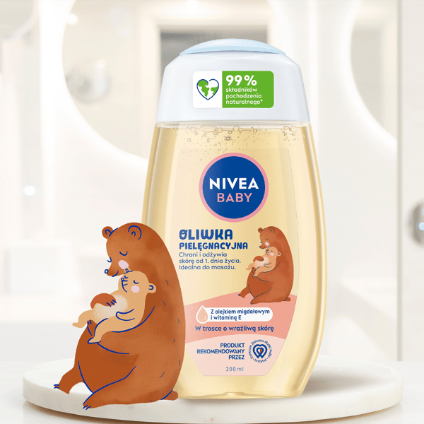 090542 NIVEA Vauva Hoitoöljy 200 ml