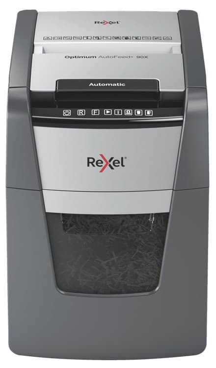 Rexel Optimum AutoFeed 90X makulator, P4, 34 l
