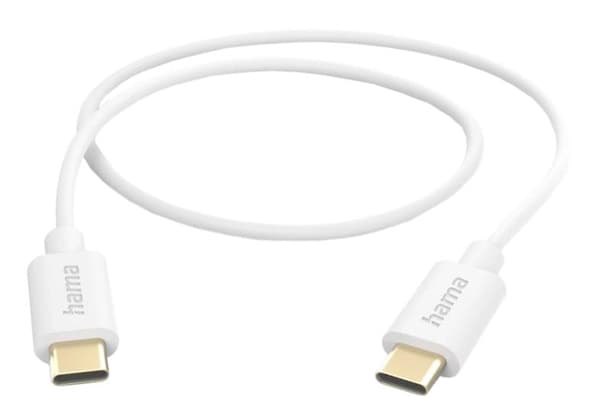 Hama USB-C datakabel 1m hvid