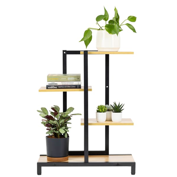 Oasis metal blomsterstativ - sort stativ til blomster og planter