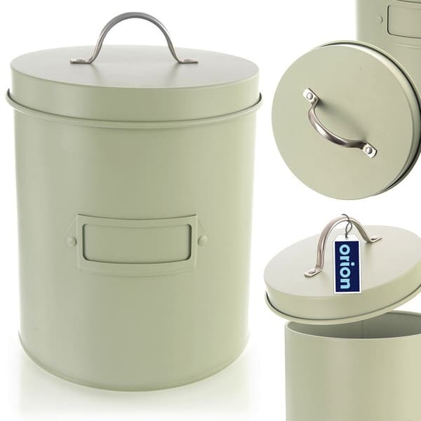 Greenish metallbeholder til opbevaring grøn 3,3 l