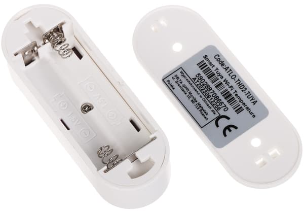 ATLO THD2-TUYA trådlös temperaturdetektor Wi-Fi smart