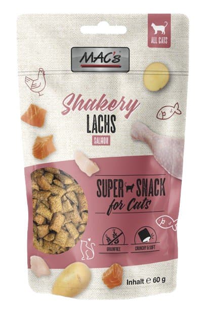 MAC's Cat | Shakery Snacks | 60g påse - Lax 60g