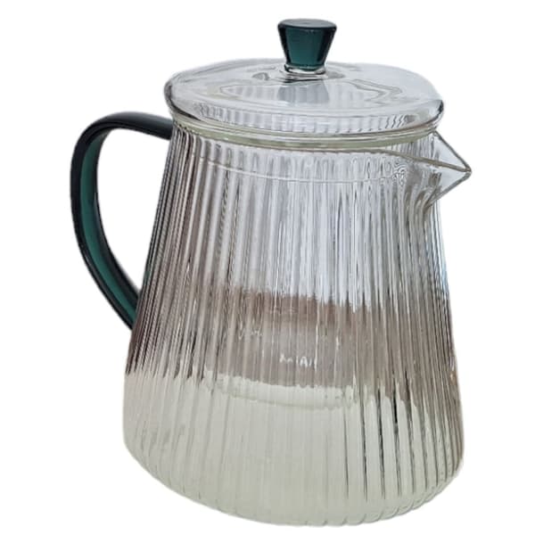 GLASKANDE TEIINFUSER med filter 1L KANDE TIL VAND, JUICE, KAFFE