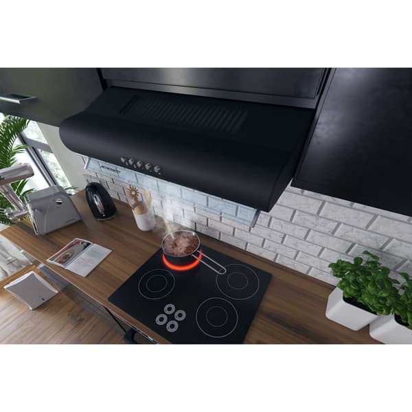 Köksfläkt för underskåp 50 cm Berdsen svart 10A