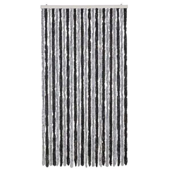 vidaXL insektnet grå og sort 100x220 cm chenille