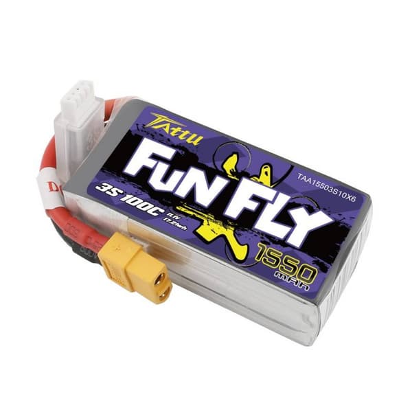 Tattu Funfly batteri 1550mAh 11.1V 100C 3S1P