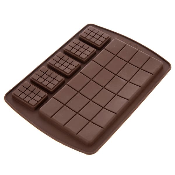 Silikoneform til chokolade 18,5x13,5 cm