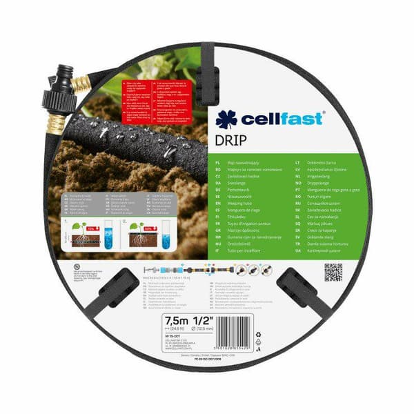 Trädgårdsslang 30m Droppbevattning DROPP 1/2" CELLFAST