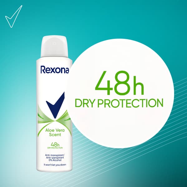 844338 Rexona Aloe Spray Kvinder 150ml