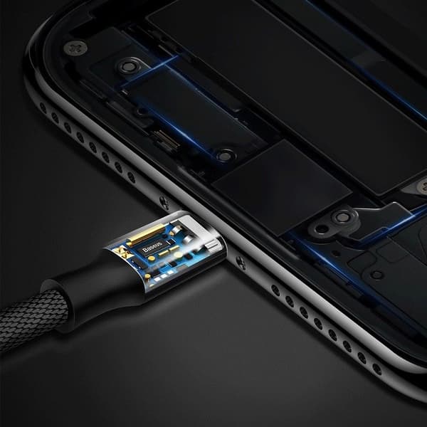 Baseus Yiven USB till Micro USB-kabel 1,5m 2A - Svart