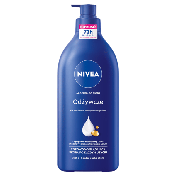 NIVEA Närande kroppsmjölk 625 ml med pump