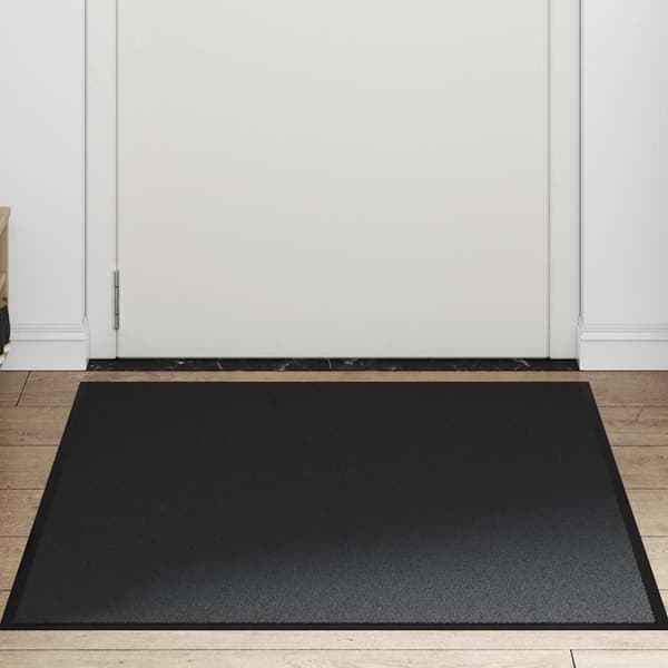 vidaXL dørmåtte sort 90x120 cm