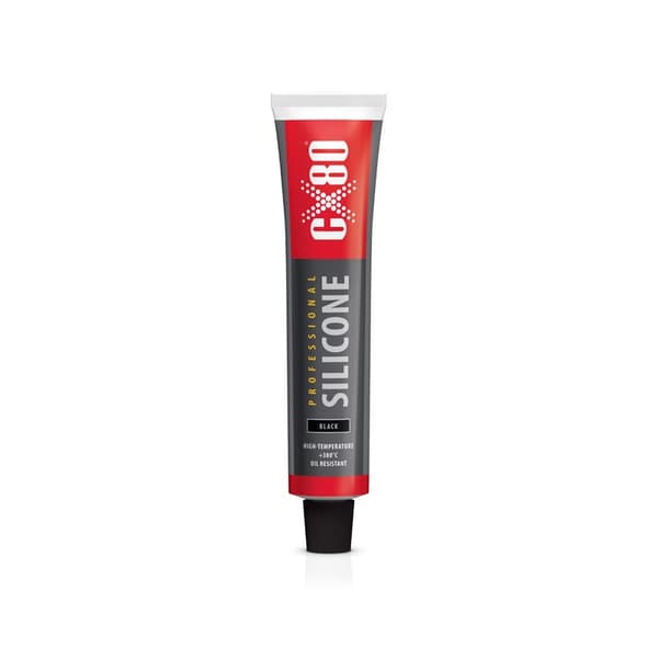 600612 CX-80 silikon professionell 80ml (svart)