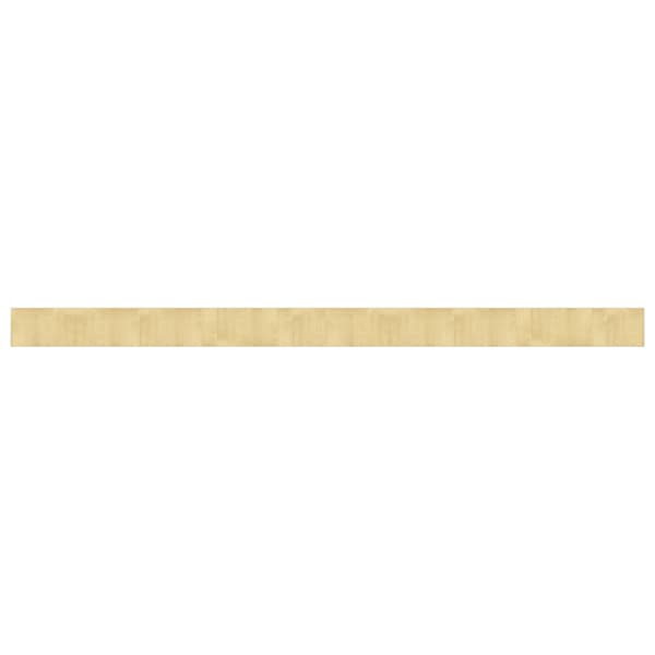 vidaXL Rektangulär matta, ljus naturfärgad, 60x1000 cm, bambu