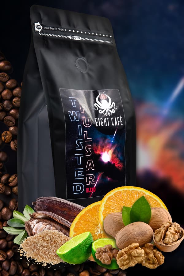 Twisted Pulsar Nyrostade Kaffebönor 250G