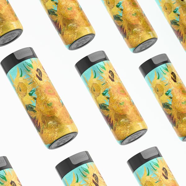 Kambukka Olympus-vas med tolv solrosor 500 ml termosmugg