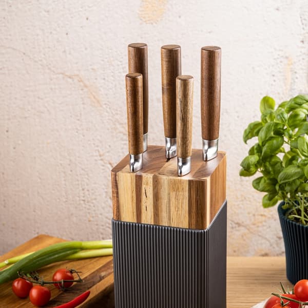 KLAUSBERG KB-7983 KNIVSET I AKACIABLOCKBLOCK