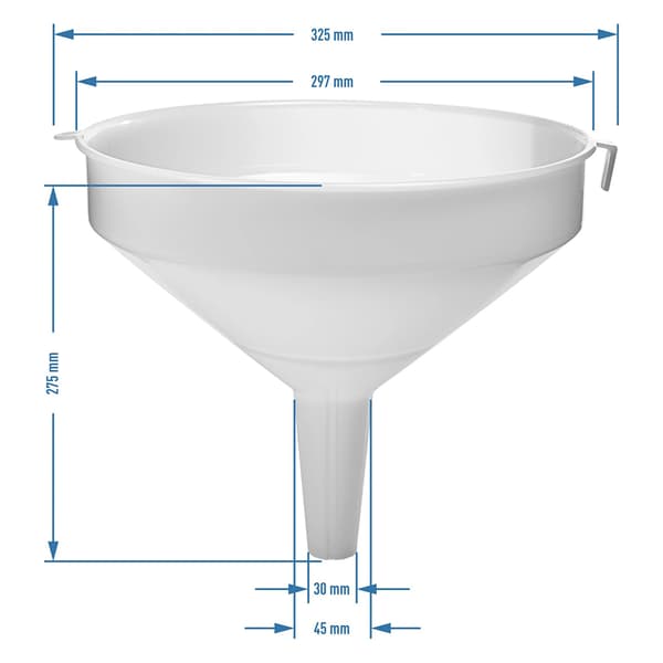 Plasttratt, diameter 30 cm