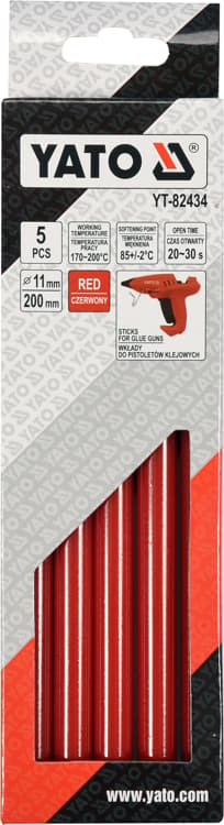 LIIMAPATRUUNOJA 11,2X200MM 5 KPL PUNAINEN - YT-82434