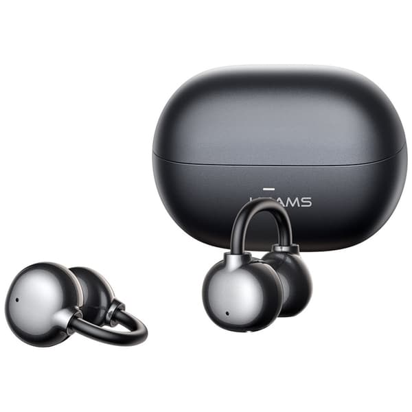 USAMS Echo R02 Clip-on trådløse Bluetooth-hovedtelefoner grå