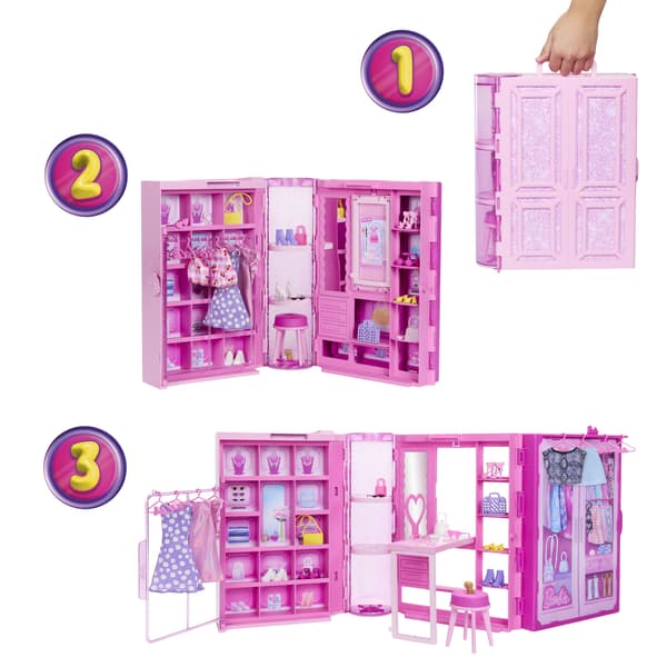 MATTEL Barbie Drömgarderob 3.0 HXD59