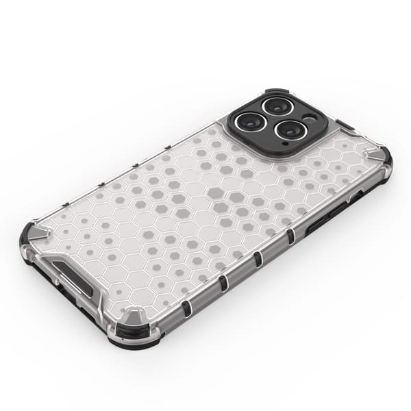Honeycomb iPhone 14 Pro Max -suojakuori, musta