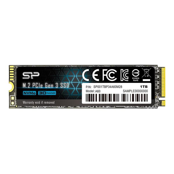 SSD Silicon Power Ace A60 1024 GB PCIe Gen 3x4