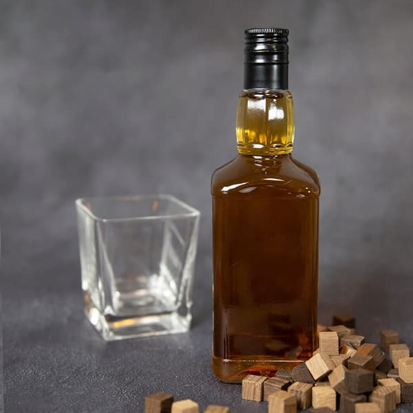 20x DANIELS-flaskor 0,5 l + whiskyhölje