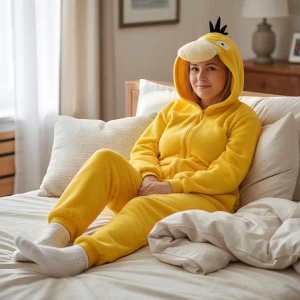 Pokémon Psyduck Kigurumi-pyjamas M: 155-165 cm