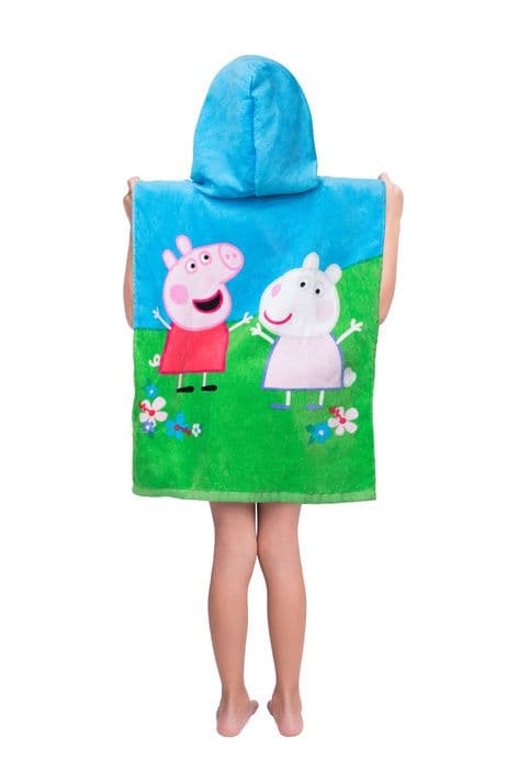 Gurli Gris badehåndklæde med hætte, poncho